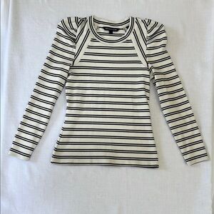 Veronica Beard Delano Striped Top. Size XS